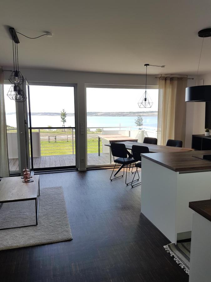 Ferienwohnung Seeblick Lausitzer Seenland Grossraschen Bagian luar foto
